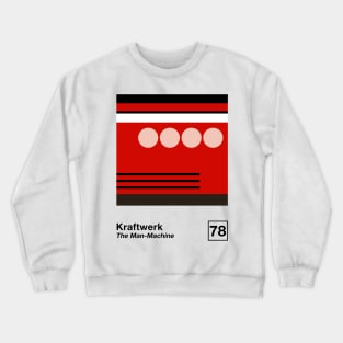 The Man-Machine / Minimalist Style Poster Artwork Design Crewneck Sweatshirt